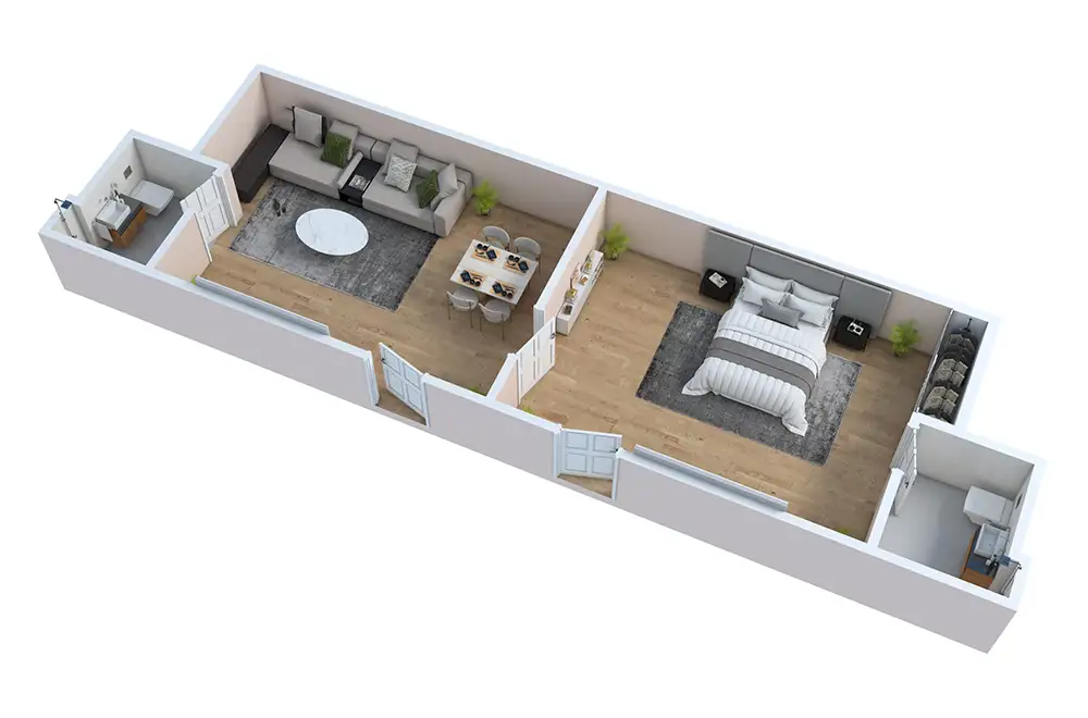 Two Bedroom Two Bedroom