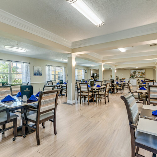 dining area with table and chairs