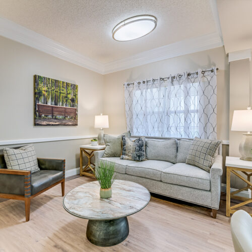 model living room